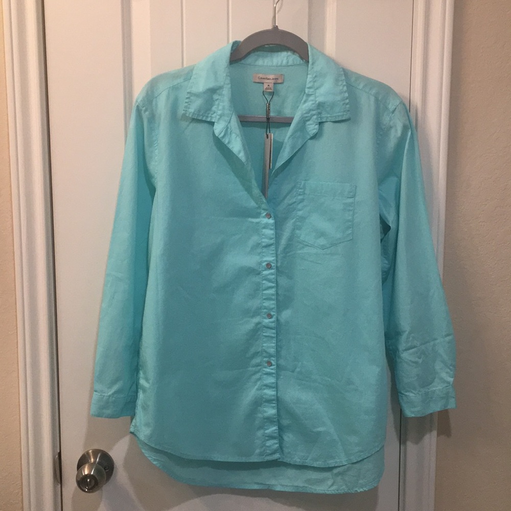 Calvin Klein Jeans button up blouse